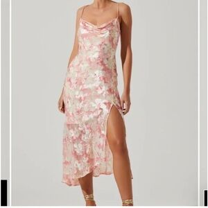 ASTR Floral Pink Dress
